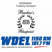 Arthur, owner of Barber's Blueprint is interviewed about celebrity hair on WDEL Radio